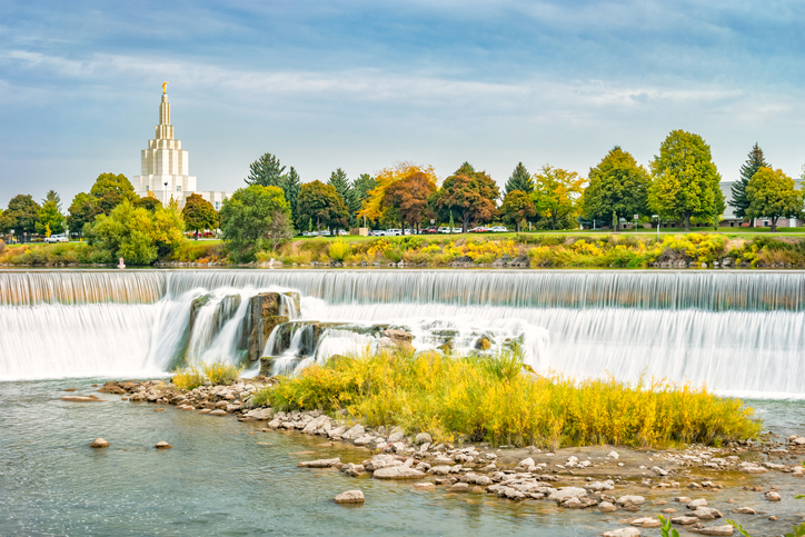 Panoramic Image of Idaho Falls, ID